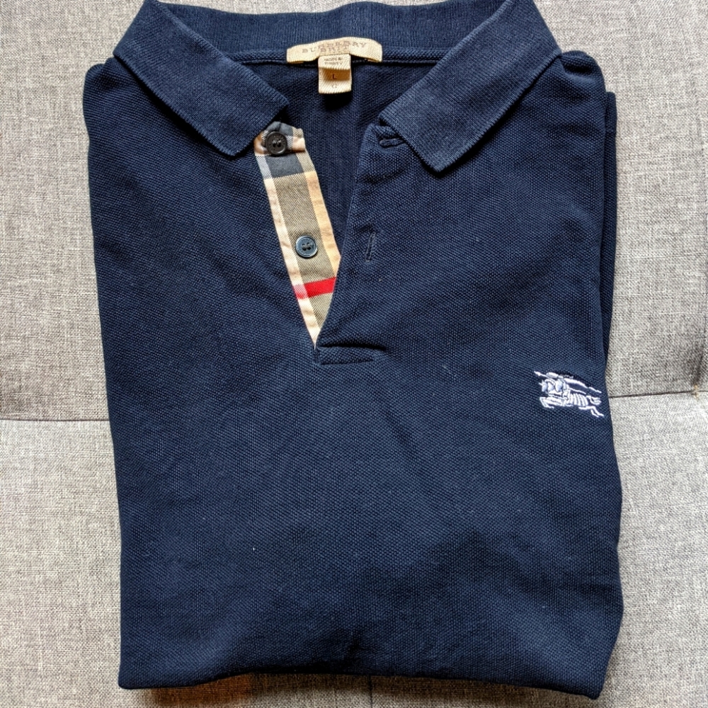 Burberry Polo - short sleeve men's Large